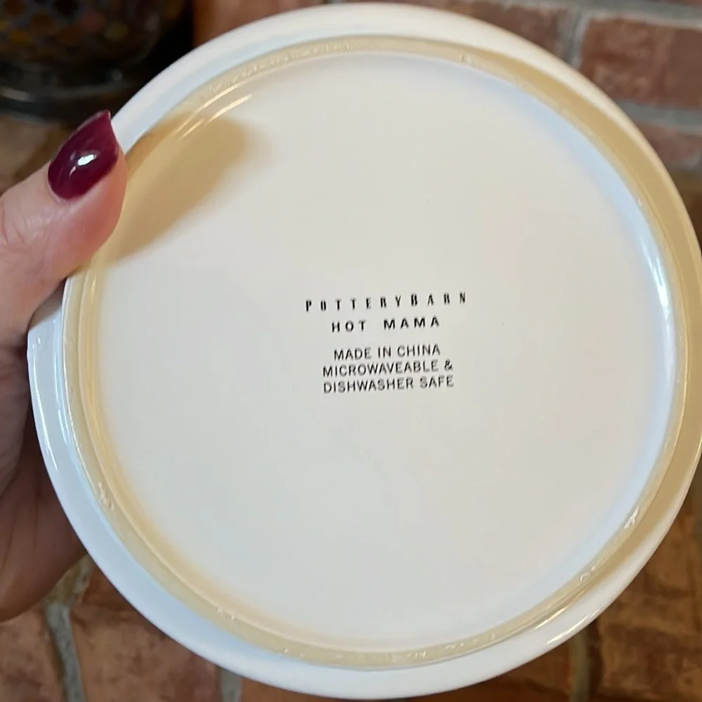 Pottery Barn Hot Mama Nesting Teapot & Teacup
